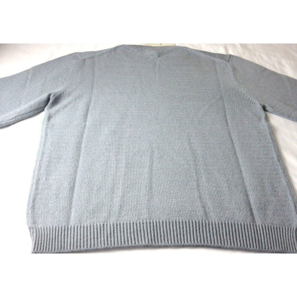 OOBE Brand Men's Samson Crew Neck Cashmere Sweater Light Blue NWT - Picture 6 of 7